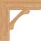 Ekena Millwork Legacy Block Smooth Bracket, Western Red Cedar, 5 1/2"W x 24"D x 24"H BKT06X24X24LEC05SWR - alternate 3